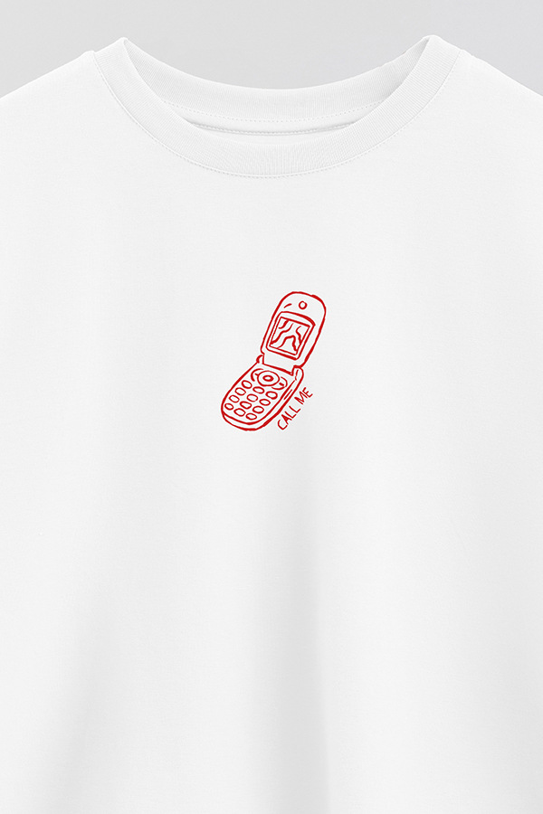 REMERA CROP ESTAMPADA VALENTINE CALL