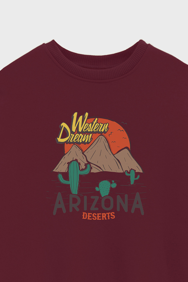BUZO CREWNECK ESTAMPADO WESTERN WESTERN DREAM