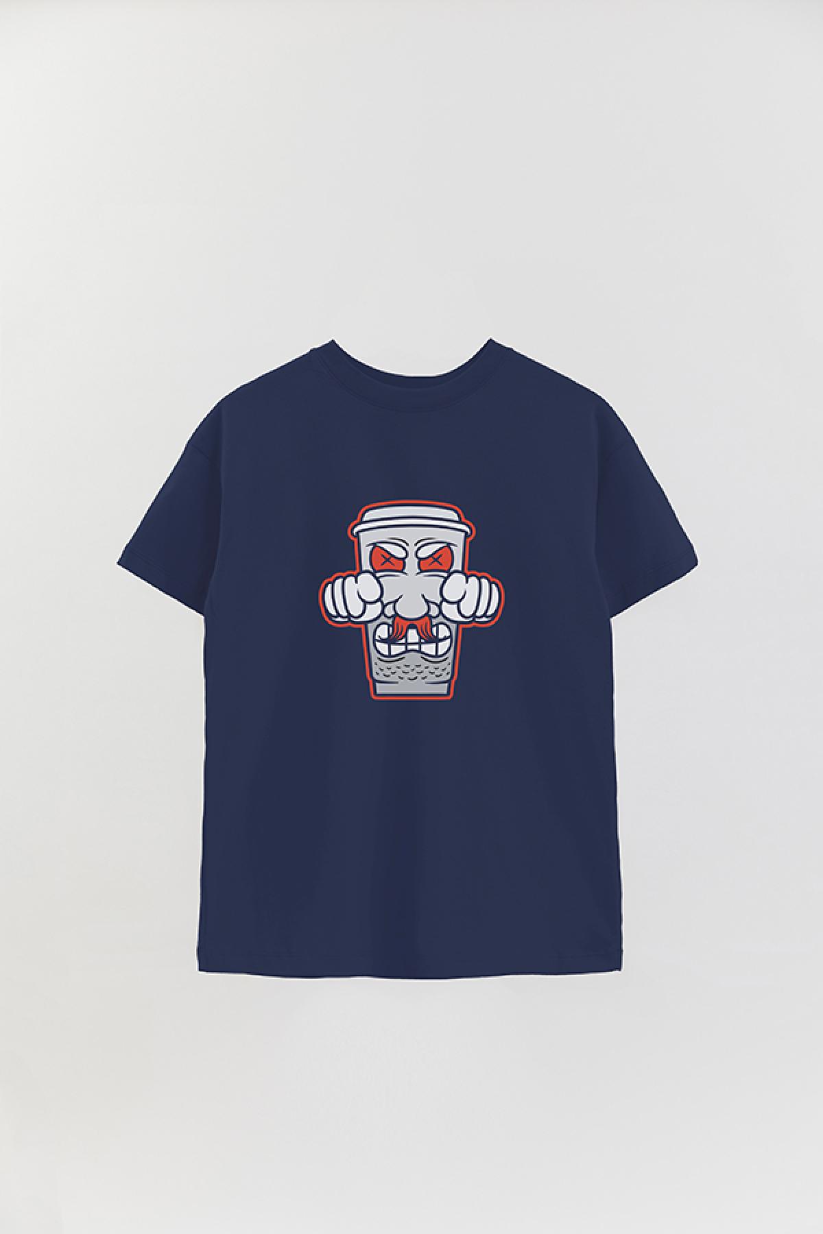 REMERA OVER ESTAMPADA JF CUP POWER