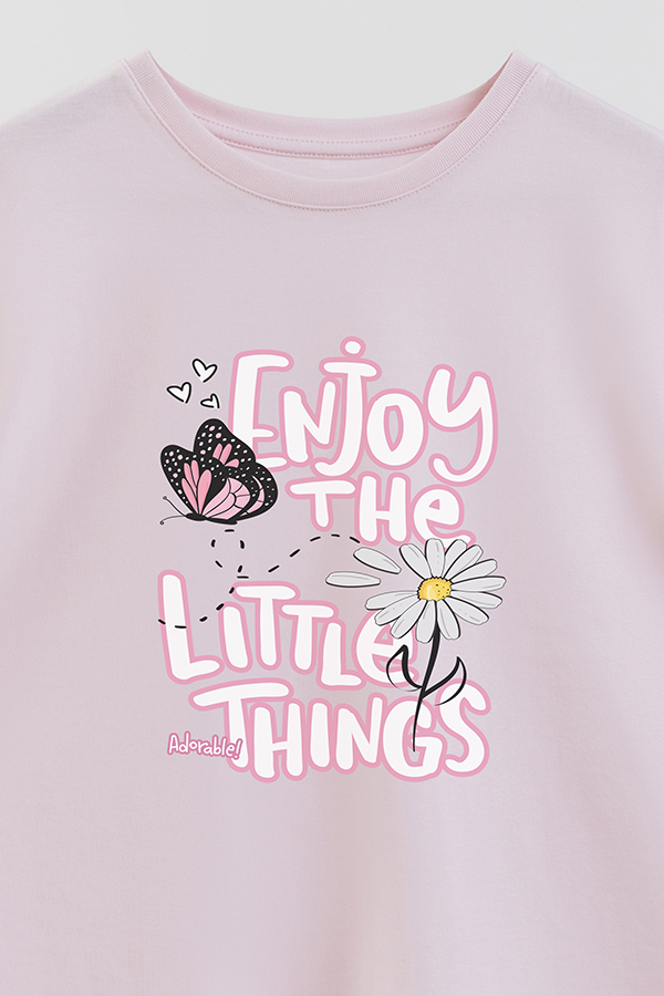 REMERA GIRL OVER ENJOPY THE LITTLE THINGS