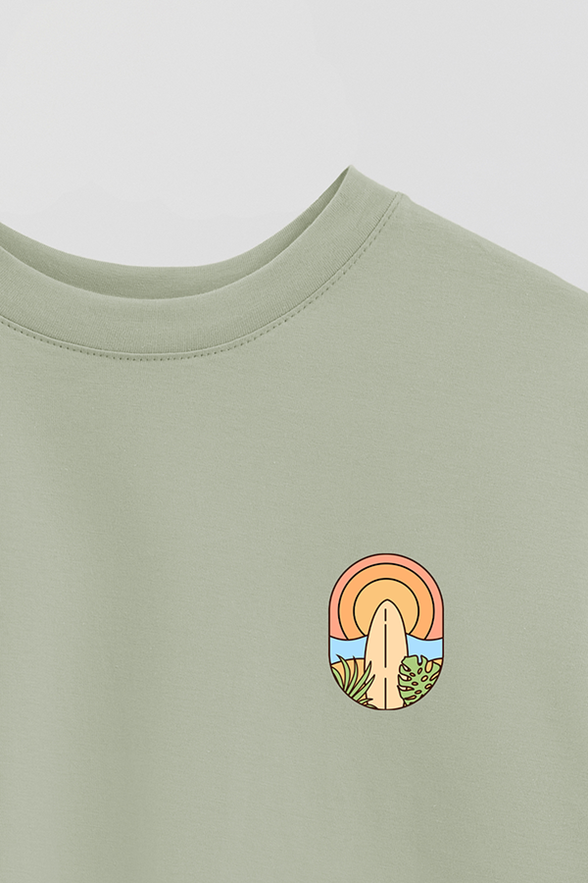 REMERA OVER ESTAMPADA SM CTN SURF
