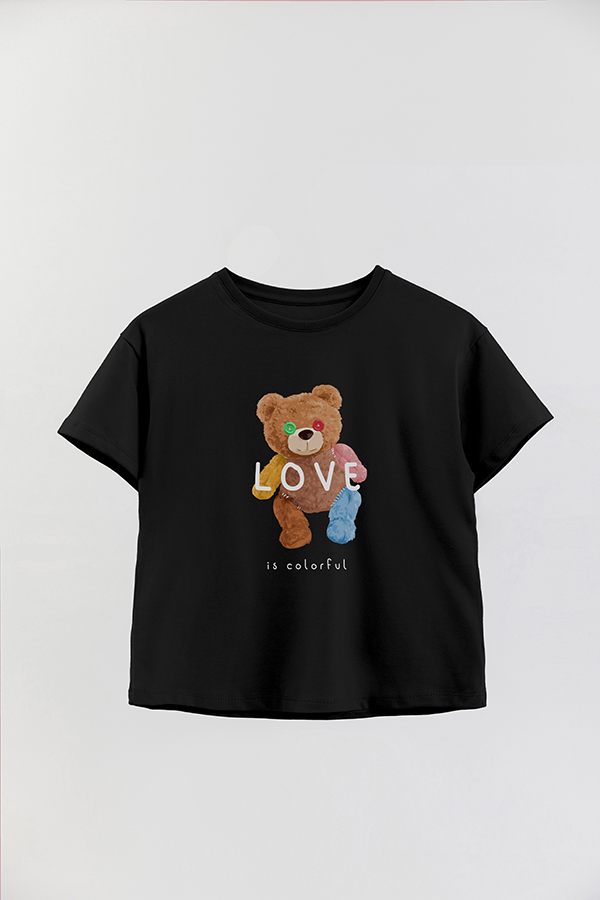 REMERA GB OVERSIZE TEDDY LOVE IS COLORFUL