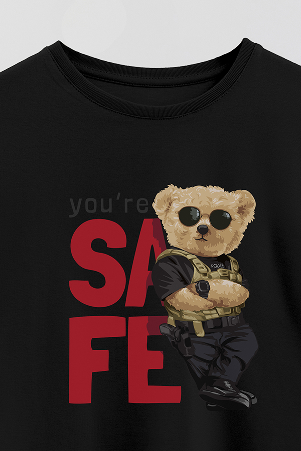 REMERA GB OVERSIZE TEDDY YOU ARE SAFE