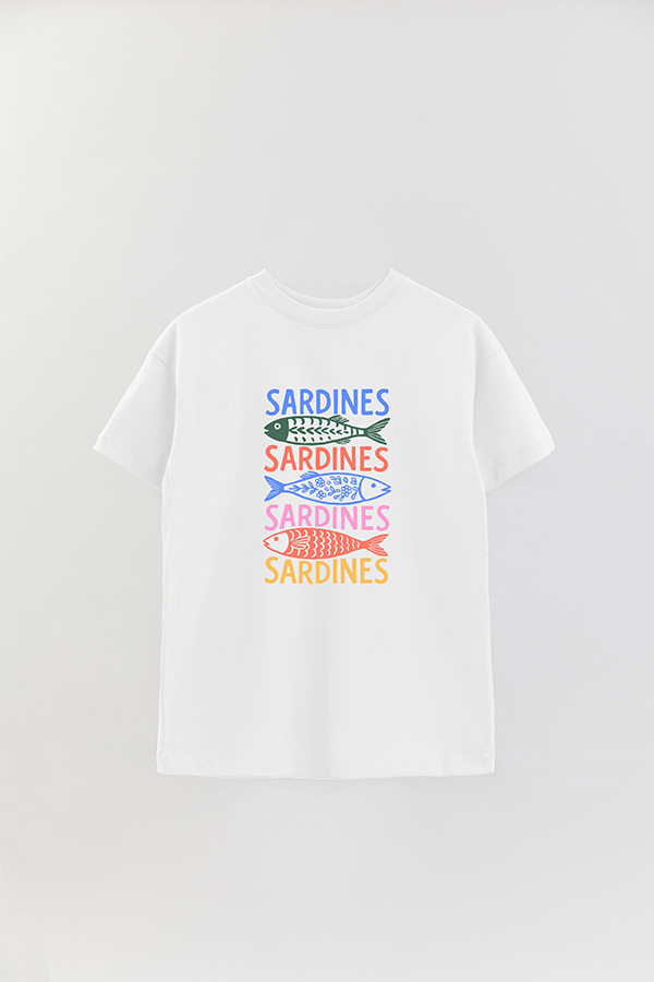 REMERA OVER ESTAMPADA S6 SARDINES