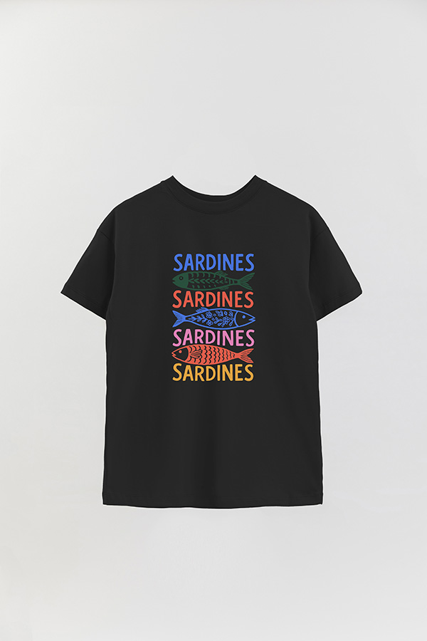 REMERA OVER ESTAMPADA S6 SARDINES