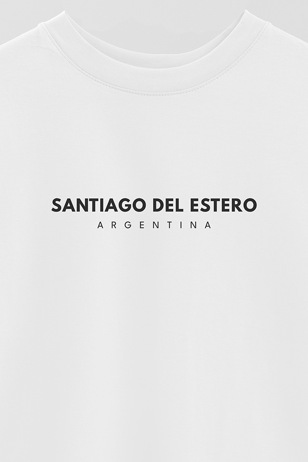 REMERA OVER ESTAMPADA ARG BD SANTIAGO DEL ESTERO