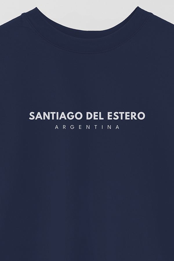 REMERA OVER ESTAMPADA ARG BD SANTIAGO DEL ESTERO