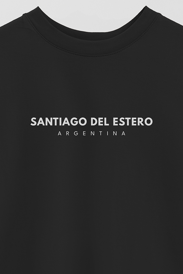 REMERA OVER ESTAMPADA ARG BD SANTIAGO DEL ESTERO
