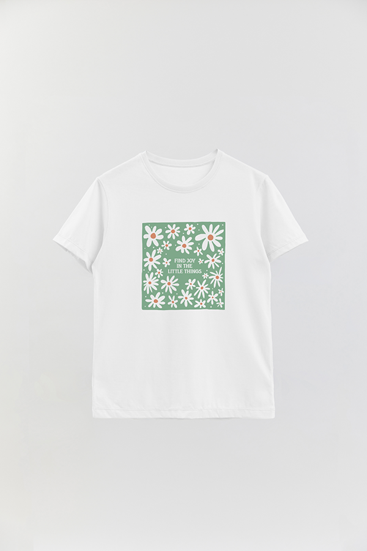 REMERA BASICA ESTAMPADA BO FIND THE JOY