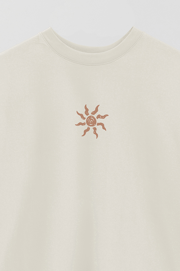REMERA OVER ESTAMPADA WESTERN SUN