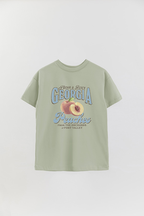 REMERA OVER ESTAMPADA CAN PEACHES