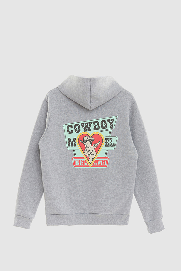 HOODIE ESTAMPADO WESTERN PINK THE BST