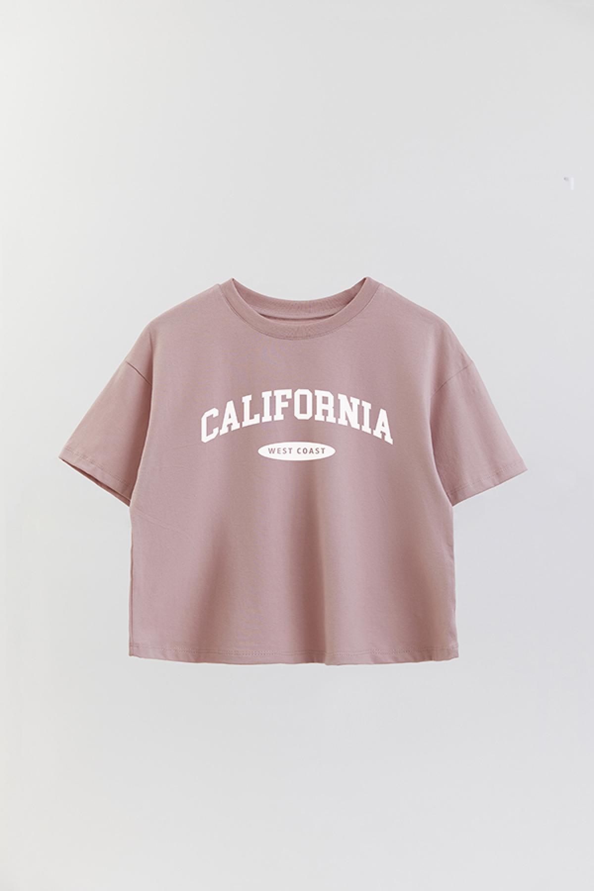 REMERA CROP ESTAMPADA WCV CALIFORNIA WEST COAST