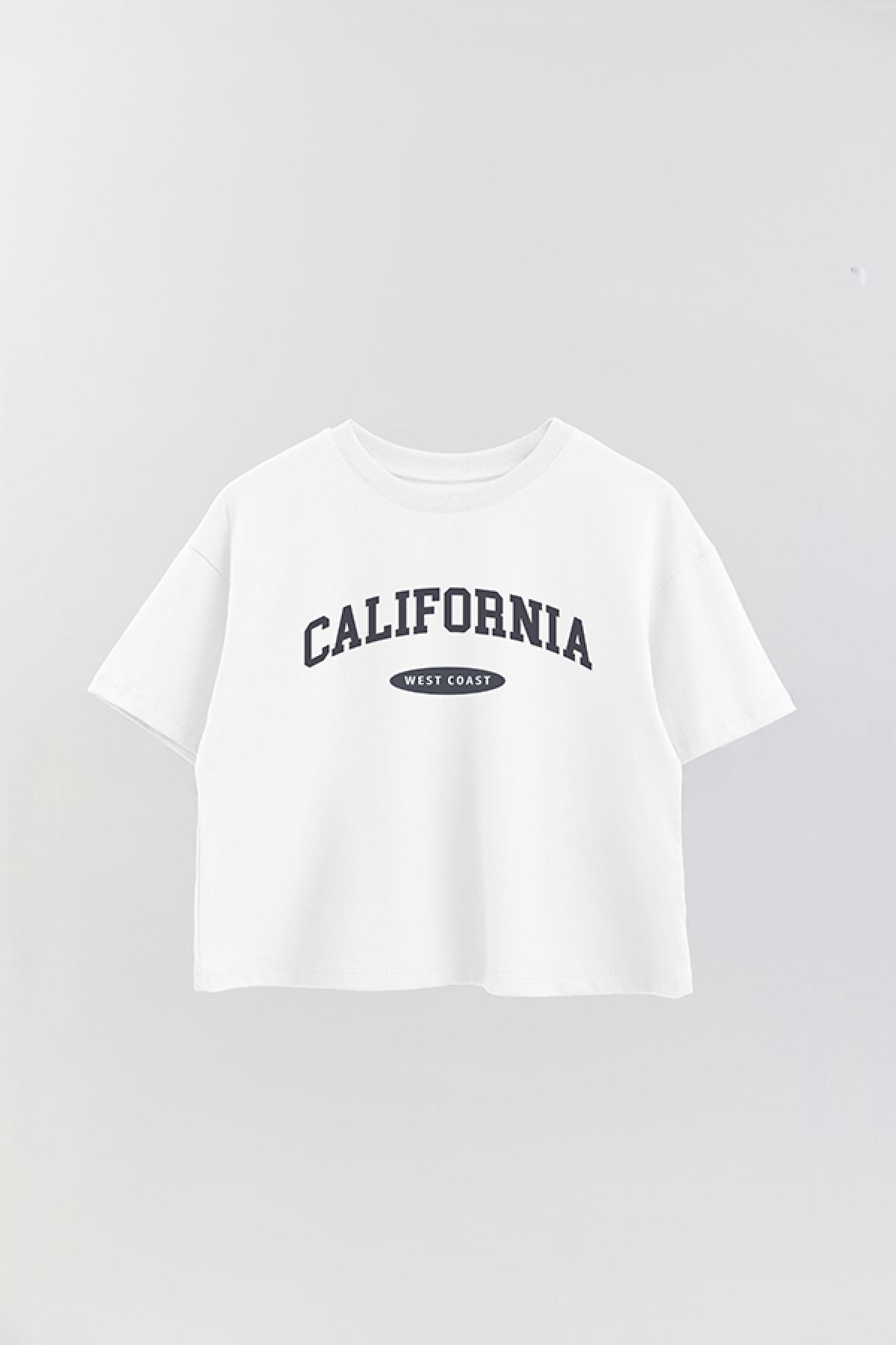 REMERA CROP ESTAMPADA WCV CALIFORNIA WEST COAST