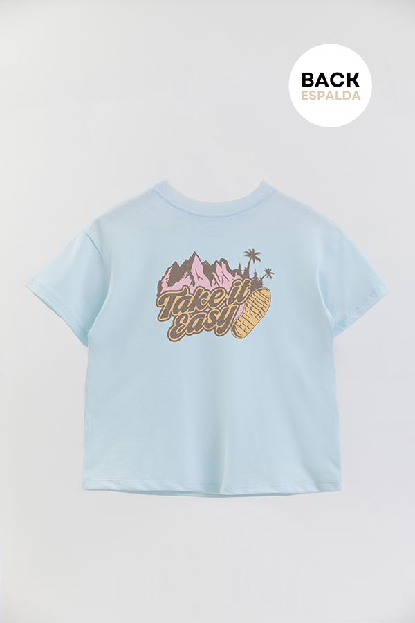 REMERA BOY OVER RETRO ADVENTURE TAKE IT EASY