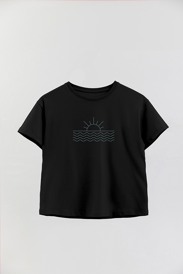 REMERA BOY OVER BEACH SUNSET