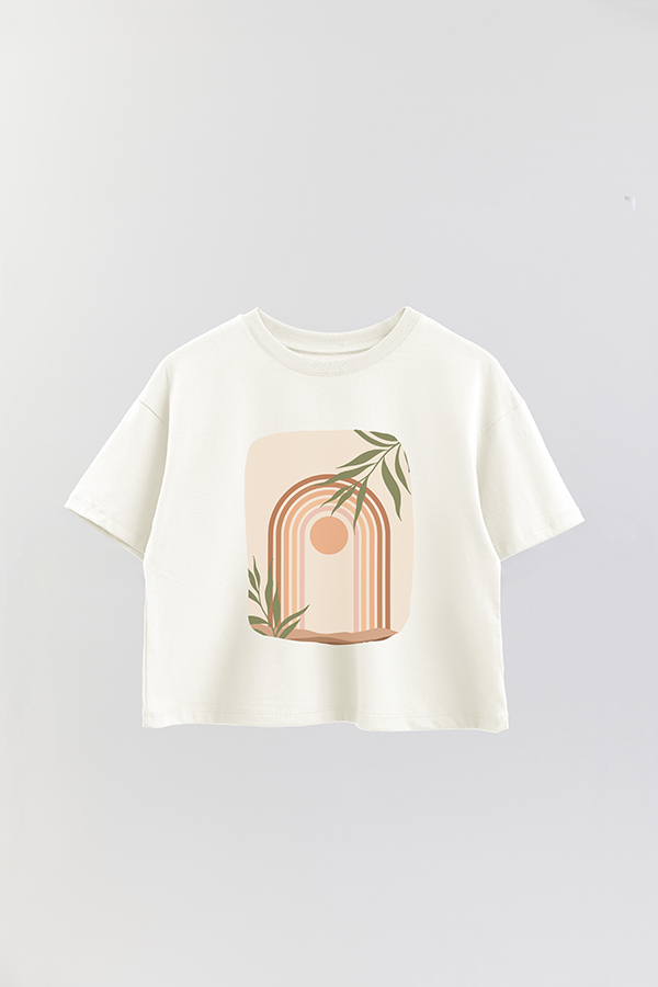 REMERA CROP ESTAMPADA ART 102