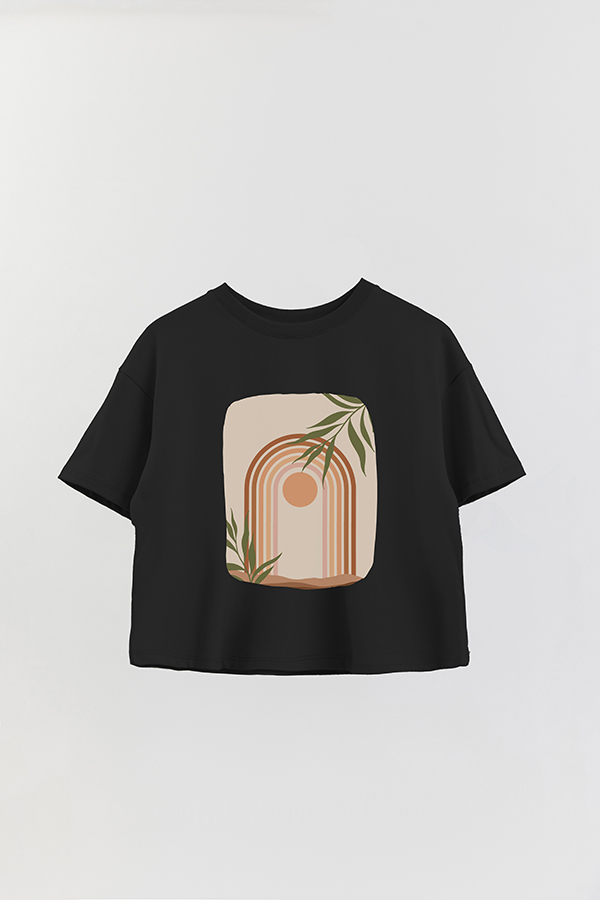 REMERA CROP ESTAMPADA ART 102