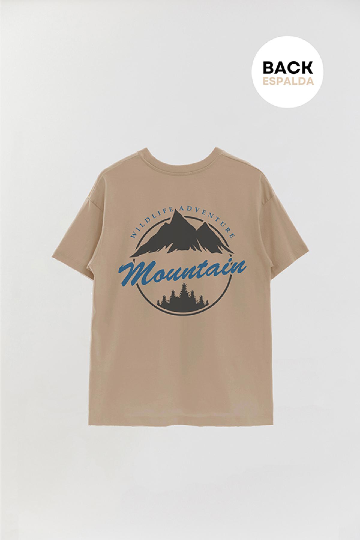 REMERA OVER ESTAMPADA ADV MOUNTAIN