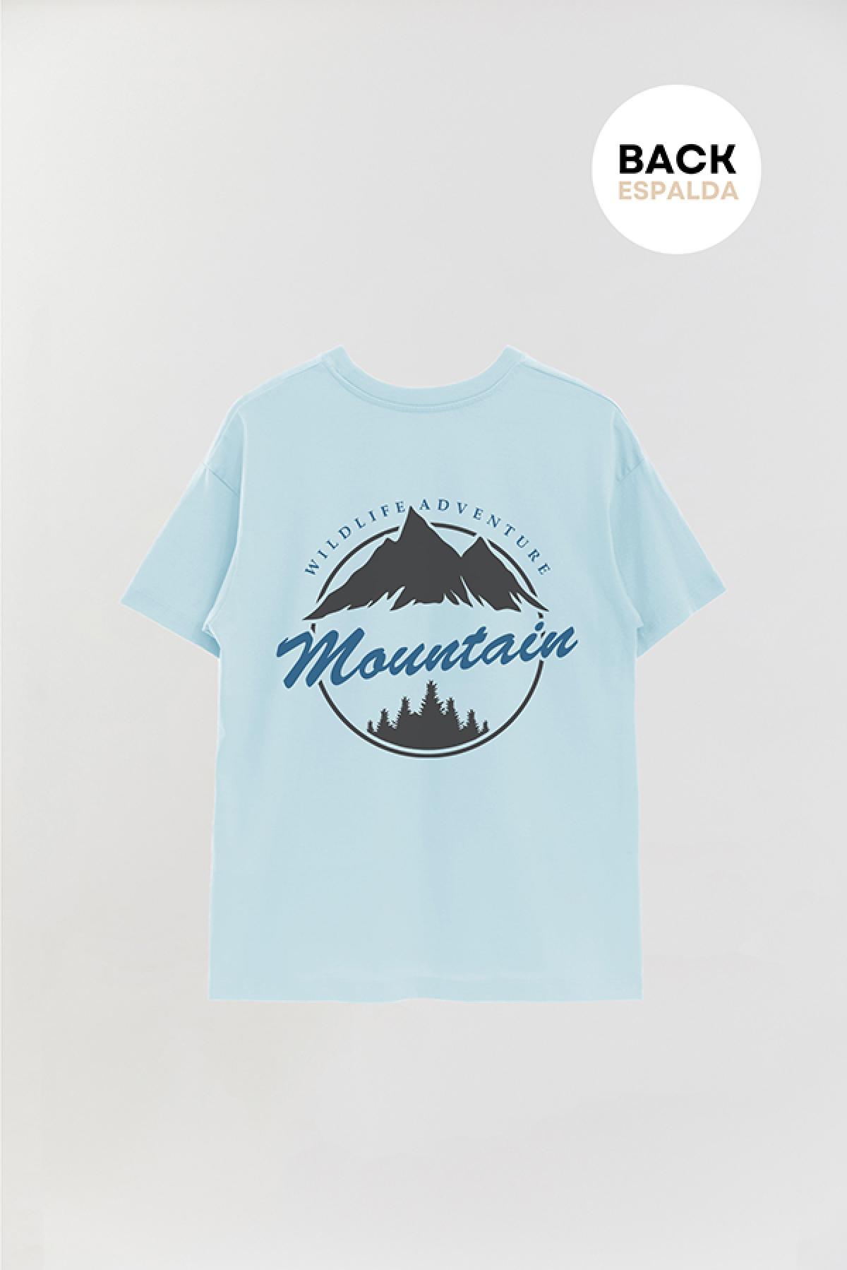 REMERA OVER ESTAMPADA ADV MOUNTAIN