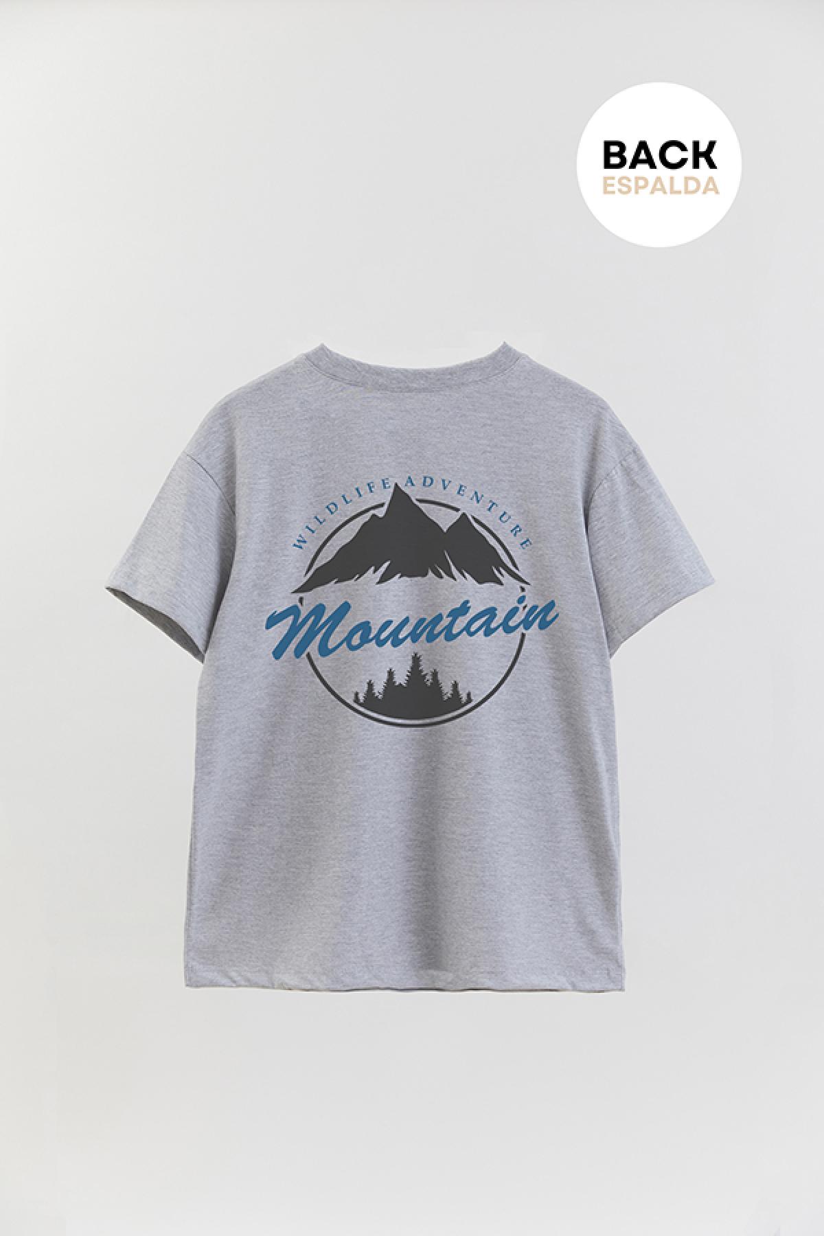 REMERA OVER ESTAMPADA ADV MOUNTAIN
