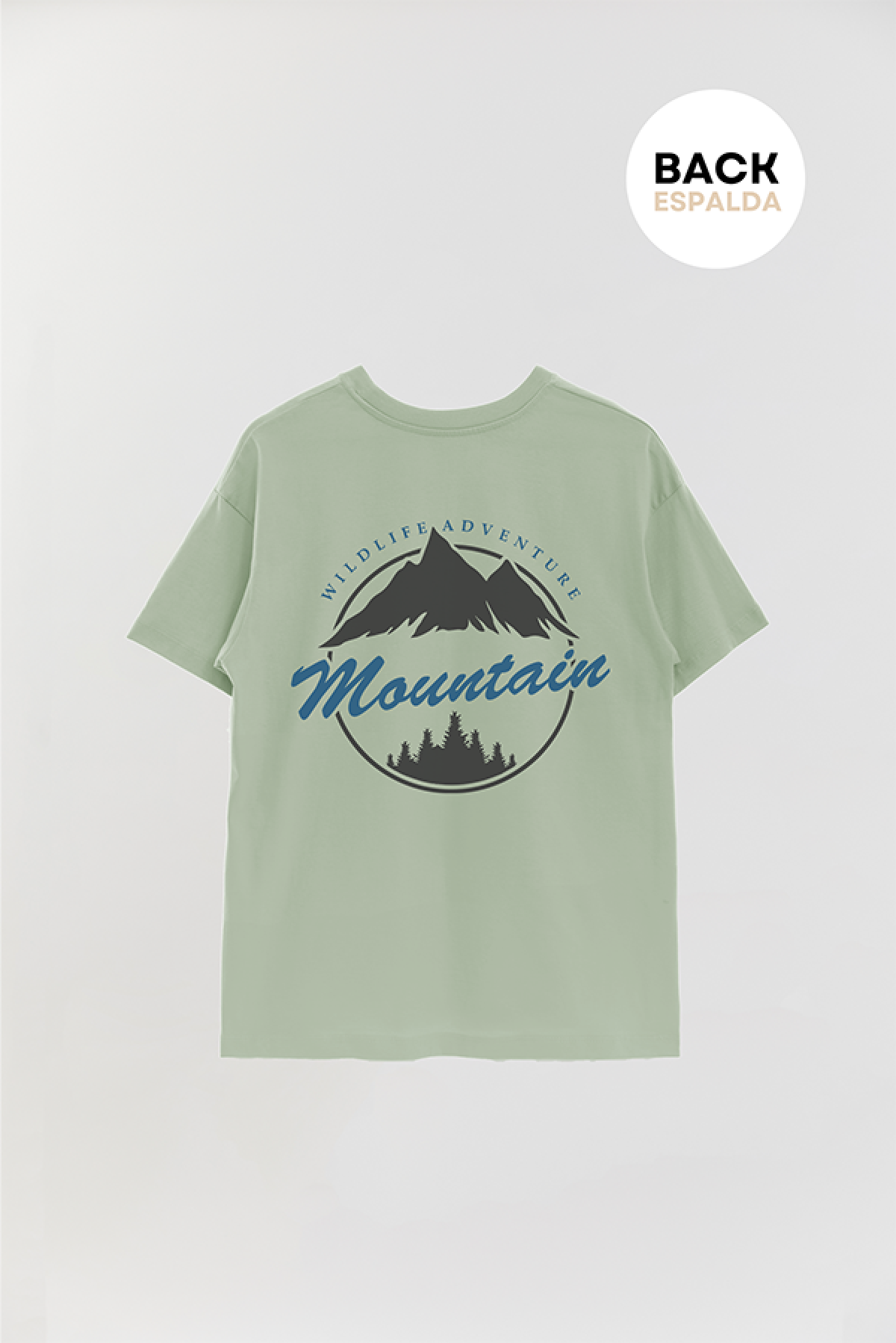 REMERA OVER ESTAMPADA ADV MOUNTAIN