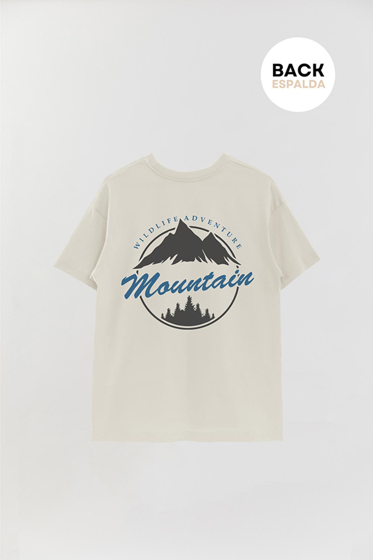 REMERA OVER ESTAMPADA ADV MOUNTAIN