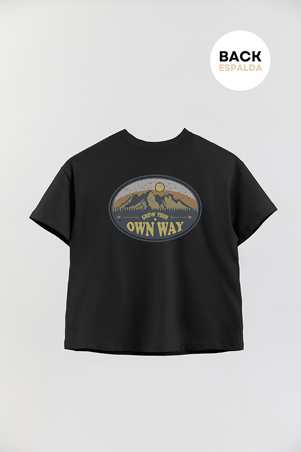 REMERA BOY OVER RETRO ADVENTURE WAY