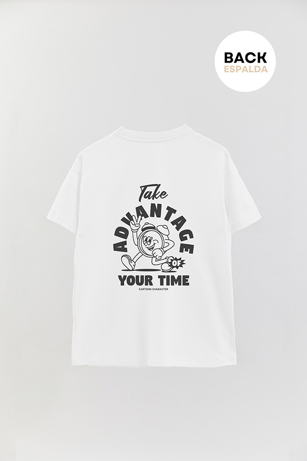 REMERA OVER FB CARTOON TAKE ADVANTAGE