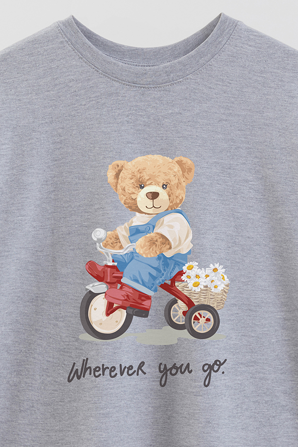 REMERA OVER ESTAMPADA UNISEX WHEREVER YOU GO