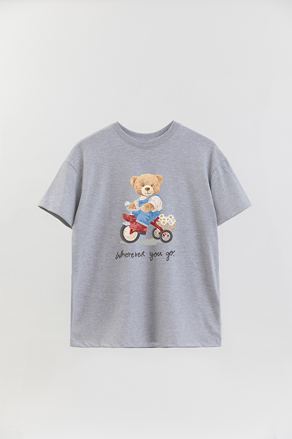 REMERA OVER ESTAMPADA UNISEX WHEREVER YOU GO