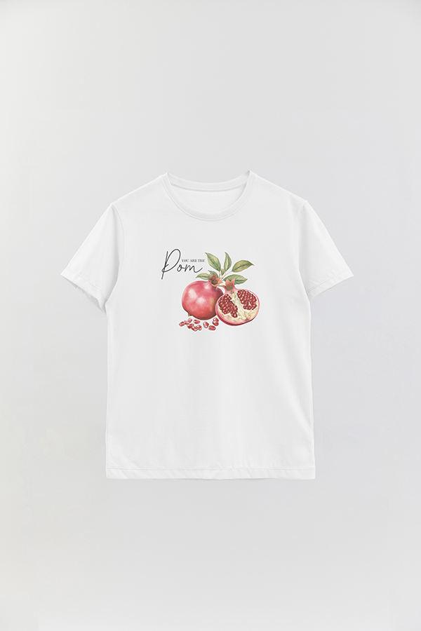 REMERA BASICA ESTAMPADA BASICA HARVEST POMEGRANATE