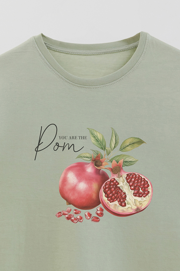 REMERA BASICA ESTAMPADA BASICA HARVEST POMEGRANATE