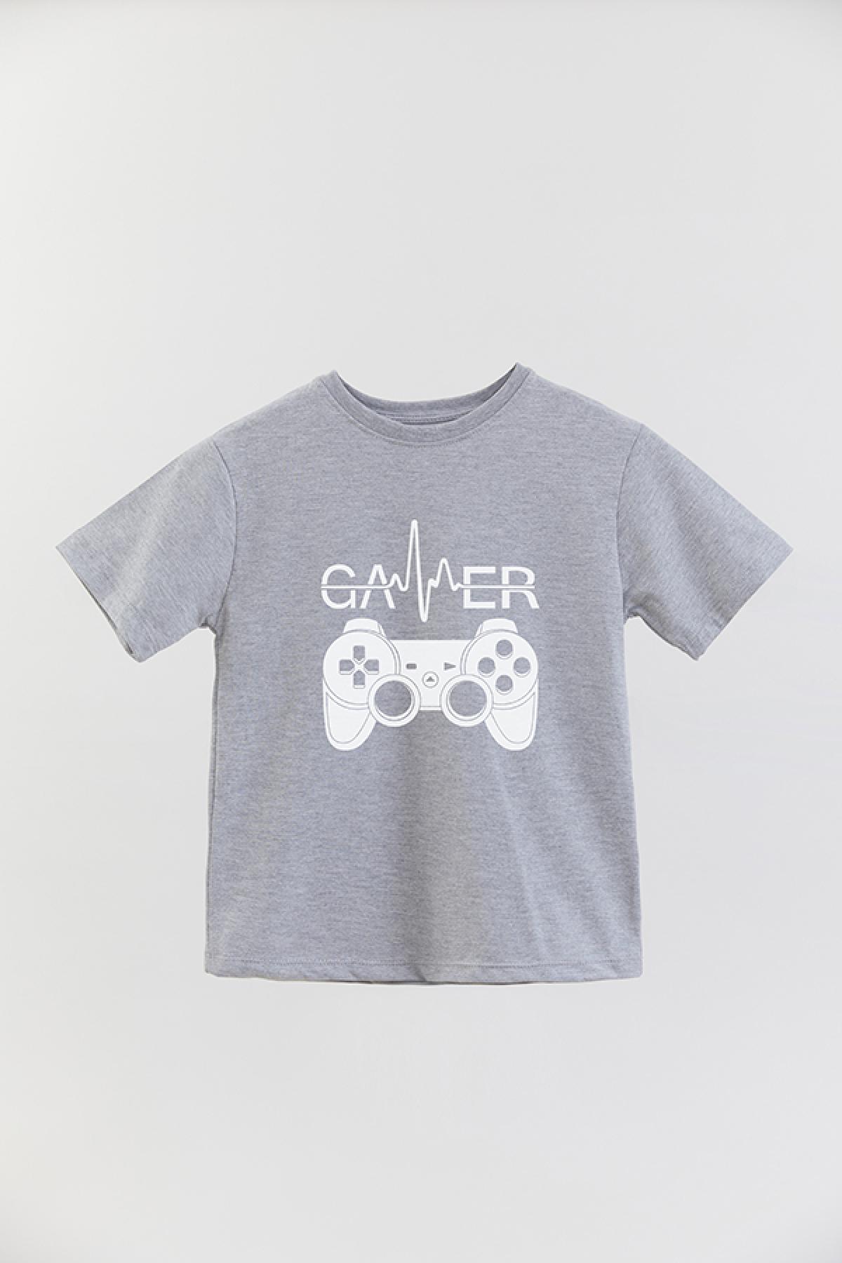 REMERA BASIC BOY GM GAMER WHITE