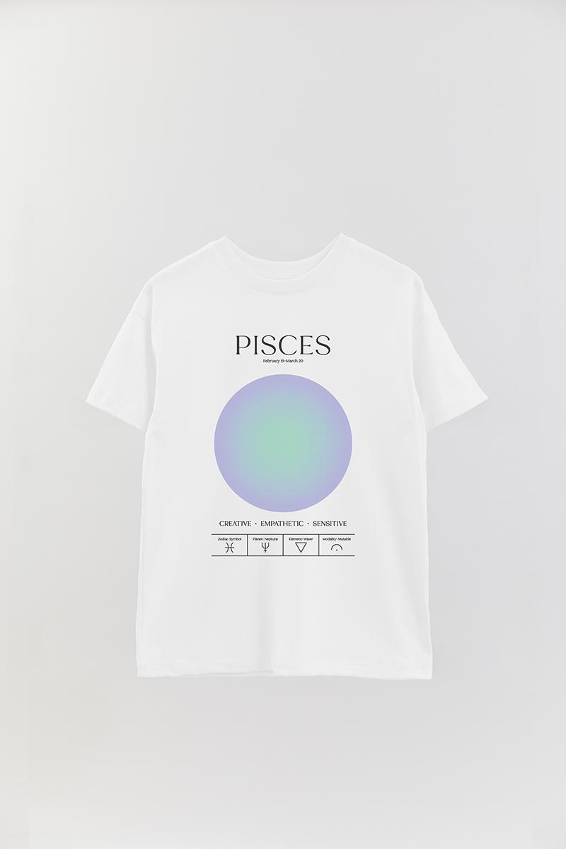 REMERA OVER ESTAMPADA UNISEX PST PISCES