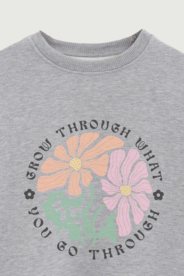 BUZO CREWNECK ESTAMPADO BOHO GROW THROUGH WHAT