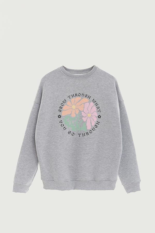 BUZO CREWNECK ESTAMPADO BOHO GROW THROUGH WHAT
