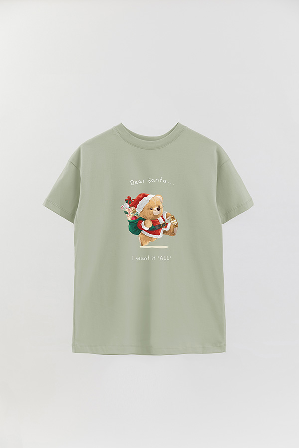 REMERA OVER ESTAMPADA TEDDY XMAS 10