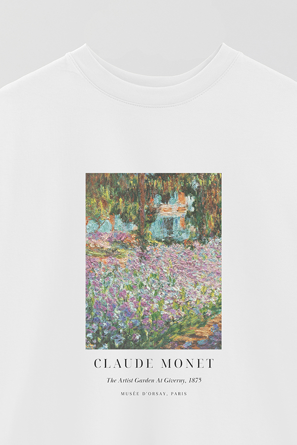 REMERA OVER ESTAMPADA ART COLLECTION GARDEN