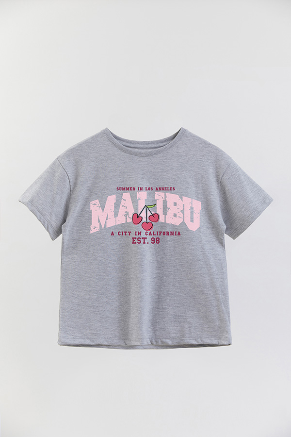 REMERA GIRL OVER MALIBU CALIFORNIA