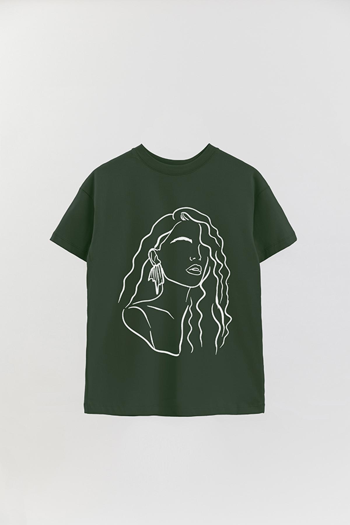 REMERA OVER ESTAMPADA W LINE ART5