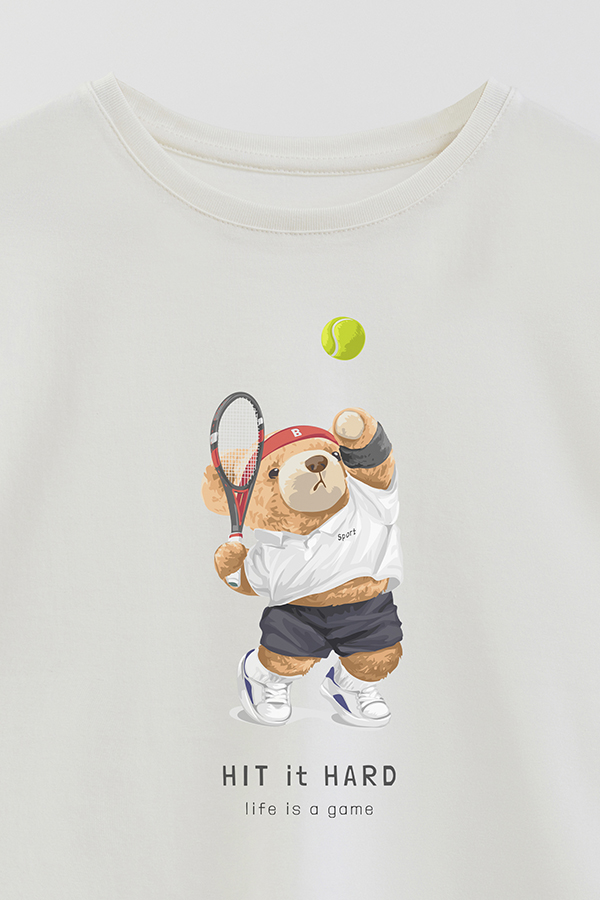 REMERA GB OVERSIZE TEDDY HIT IT HARD