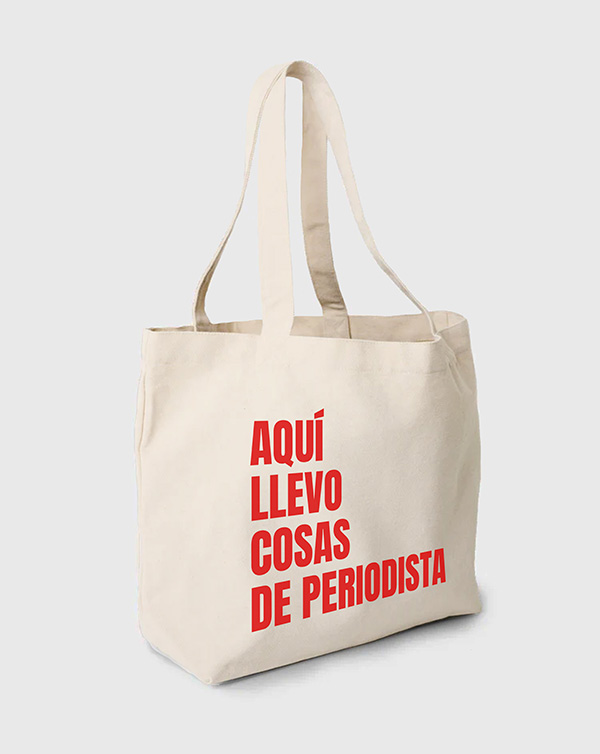 TOTE BAG AQUI LLEVO PERIODISTA