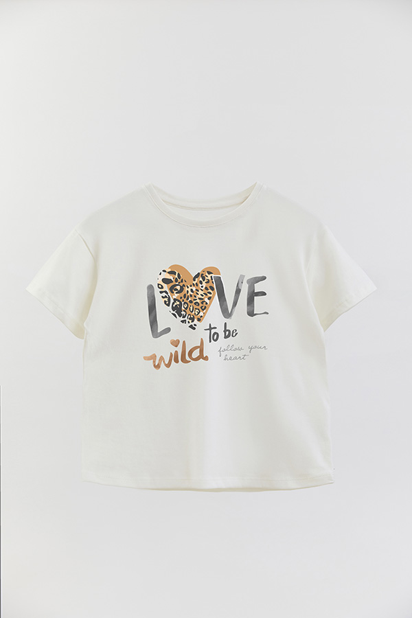 REMERA GIRL OVER LOVE TO BE WILD