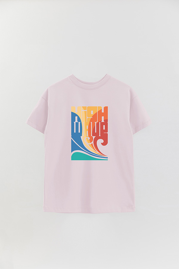 REMERA OVER ESTAMPADA HIGH WAVE