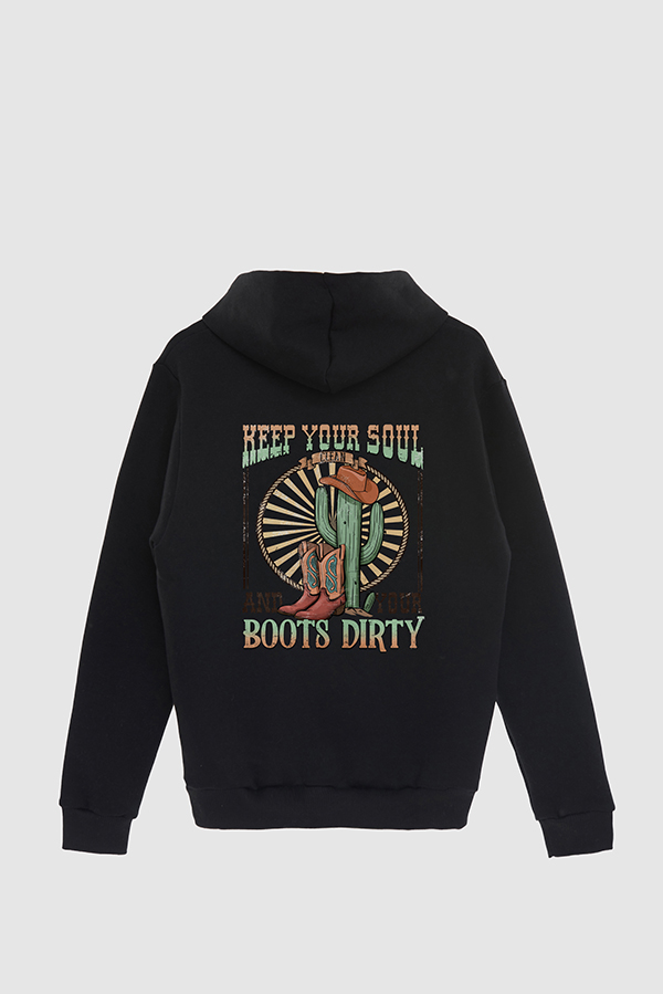 HOODIE ESTAMPADO WESTERN CLEAN