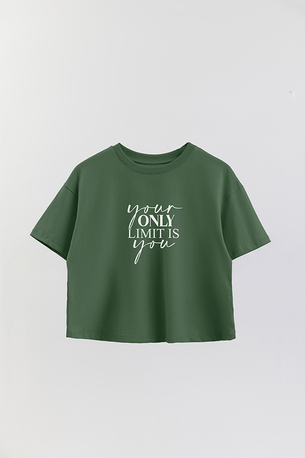 REMERA CROP ESTAMPADA ML FOLLOW YOUDR DREAMS