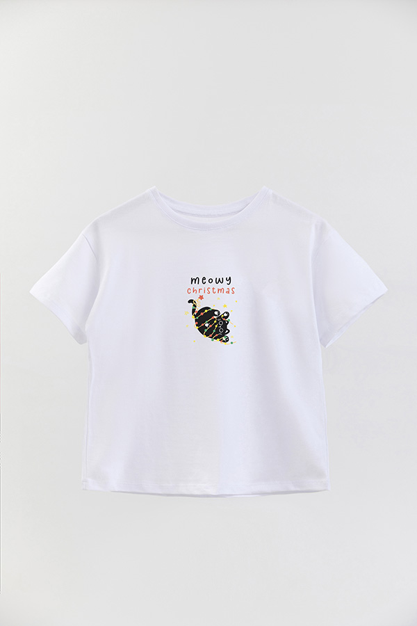 REMERA GIRL OVER JINGLE CAT 26
