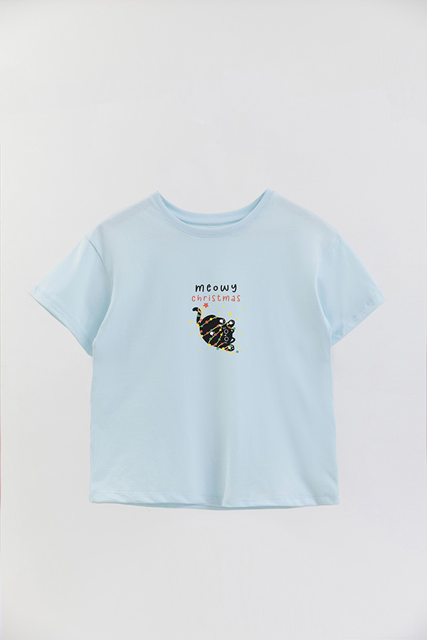 REMERA GIRL OVER JINGLE CAT 26
