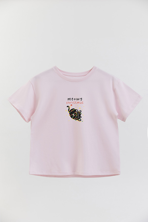 REMERA GIRL OVER JINGLE CAT 26